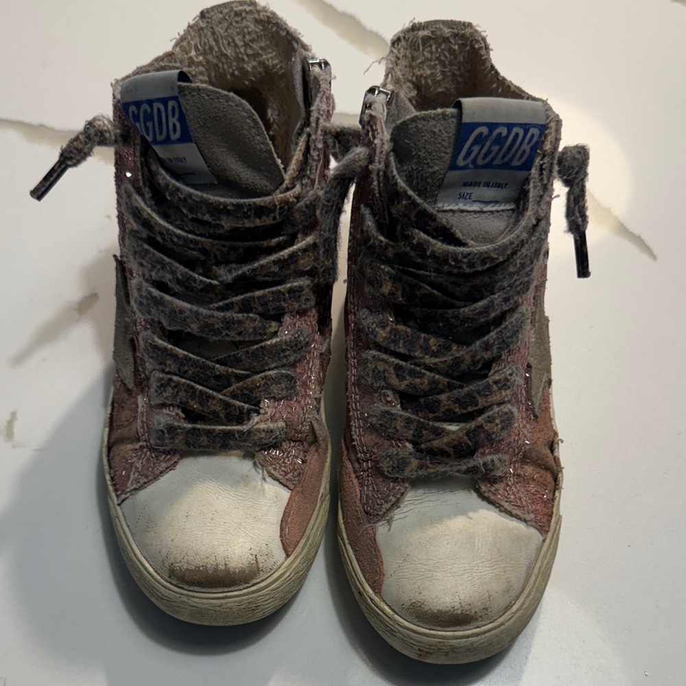 Golden Goose Kids Sneakers - Pink and White